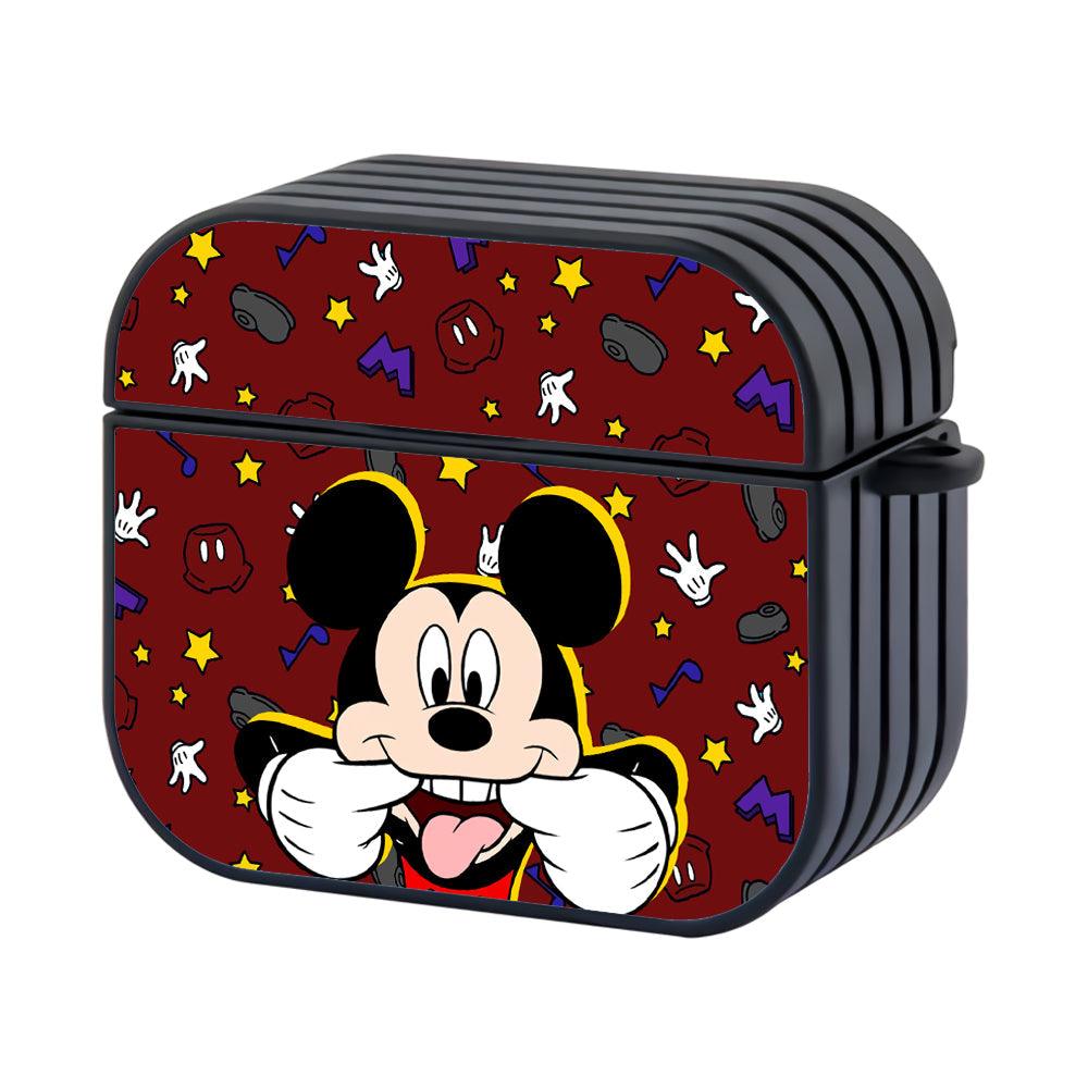 Mickey Mouse Not The Time To Be Serious Hard Work Apple Airpods 4 Case-Xtracase