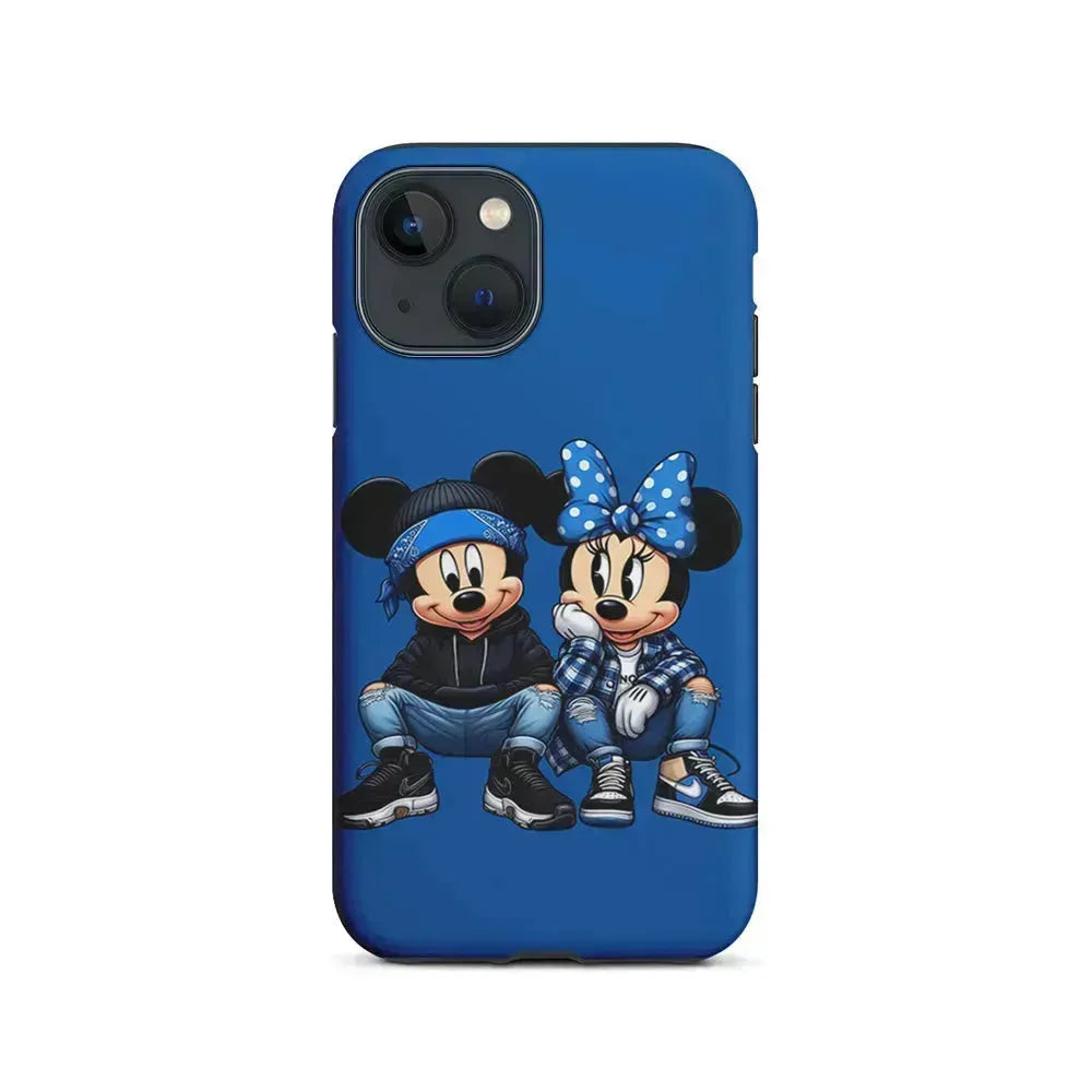 Mickey and Minnie Style iPhone 13 Mini Case-2 in 1 Tough Case-Xtracase