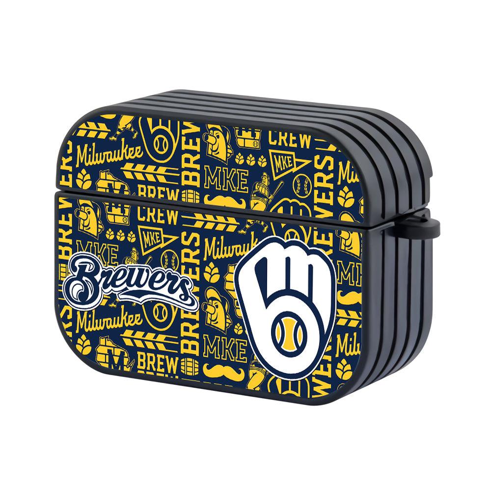 Milwaukee Brewers MLB Journey to Take Victory Hard Plastic Case Cover For Apple Airpods Pro 3-Xtracase