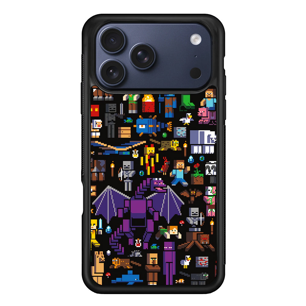 Minicraft All Characters iPhone 17 Pro Case - Xtracase