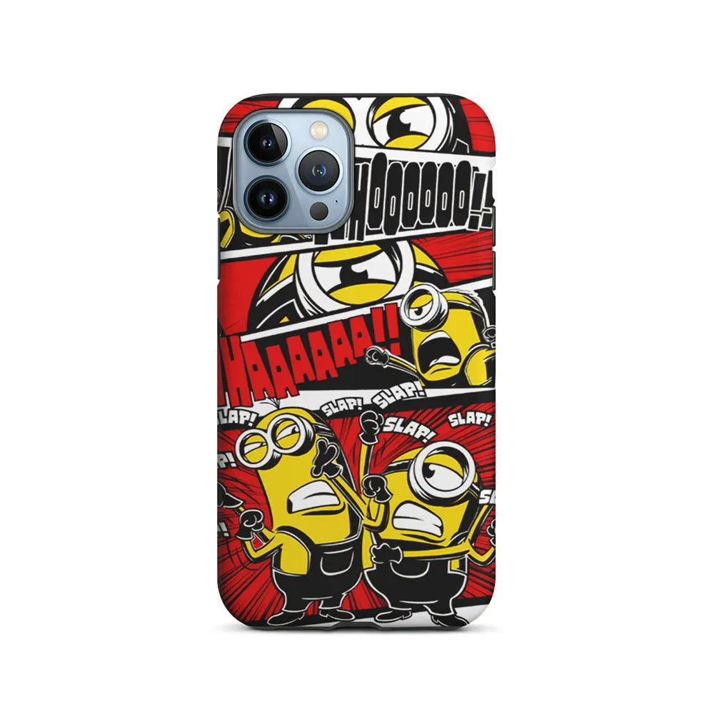 Minions Act Like In The Comic iPhone 13 Pro Case-2 in 1 Tough Case-Xtracase