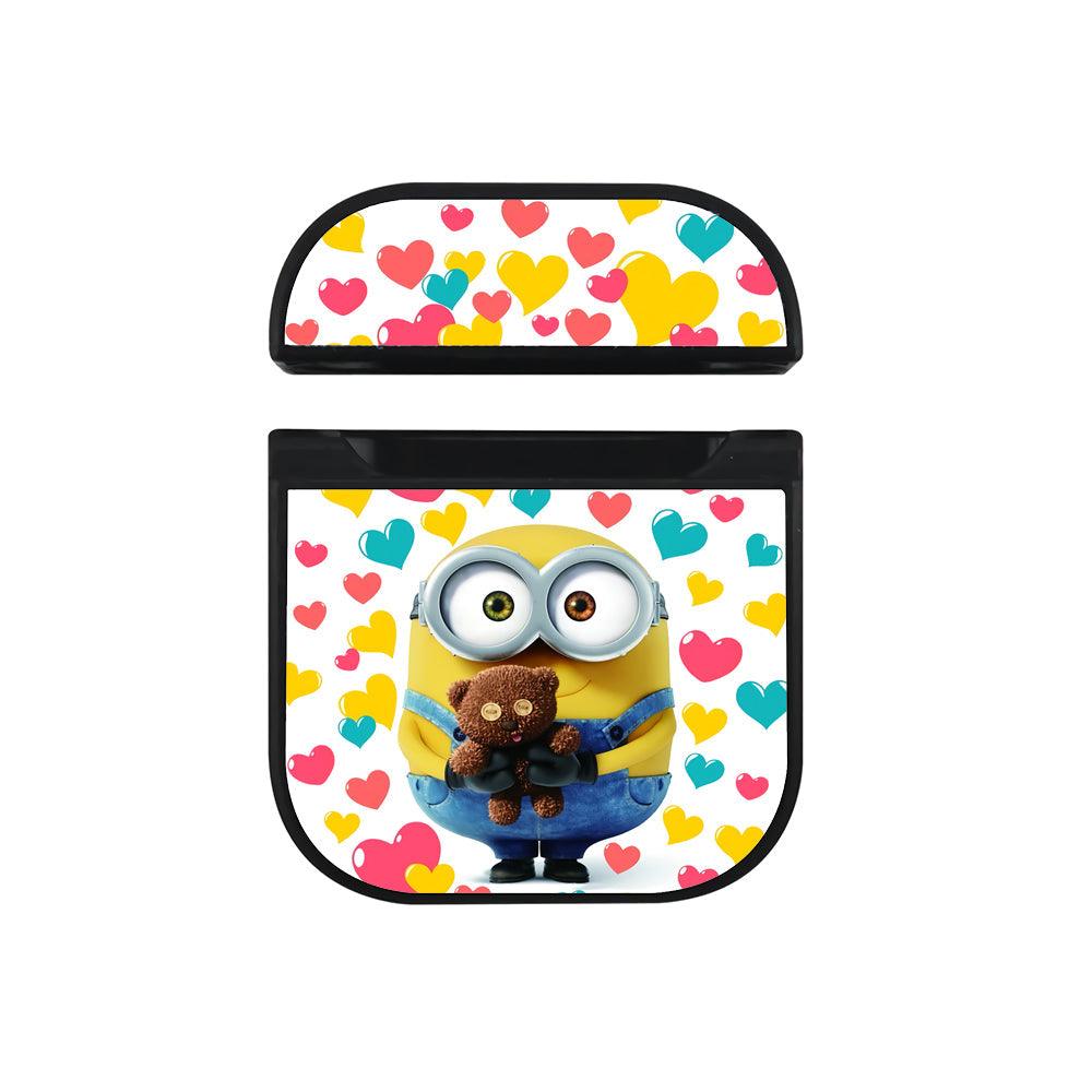 Minions Love Background Apple Airpods Case-Xtracase