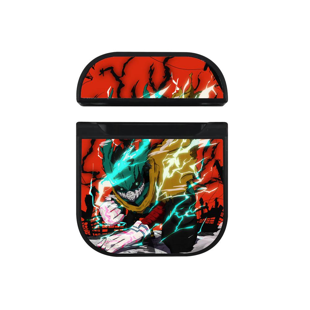 My Hero Academia Black Lightning Punch Hard Plastic Case Cover For Apple Airpods-Xtracase