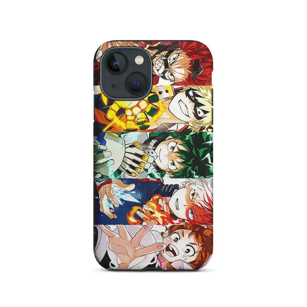 My Hero Academia Main Characters iPhone 13 Mini Case-2 in 1 Tough Case-Xtracase