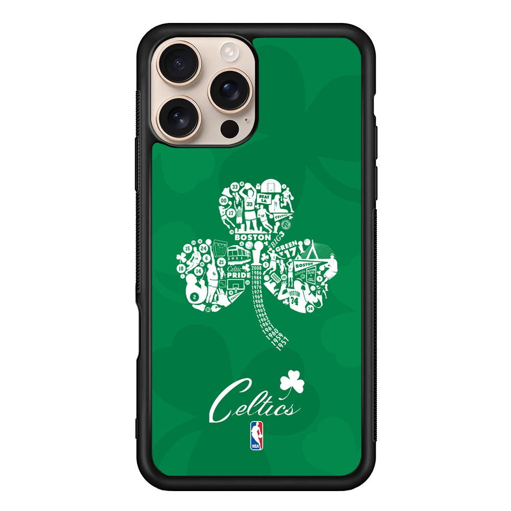 NBA Boston Celtics Logo iPhone 16 Pro Case - iPhone 16 Pro