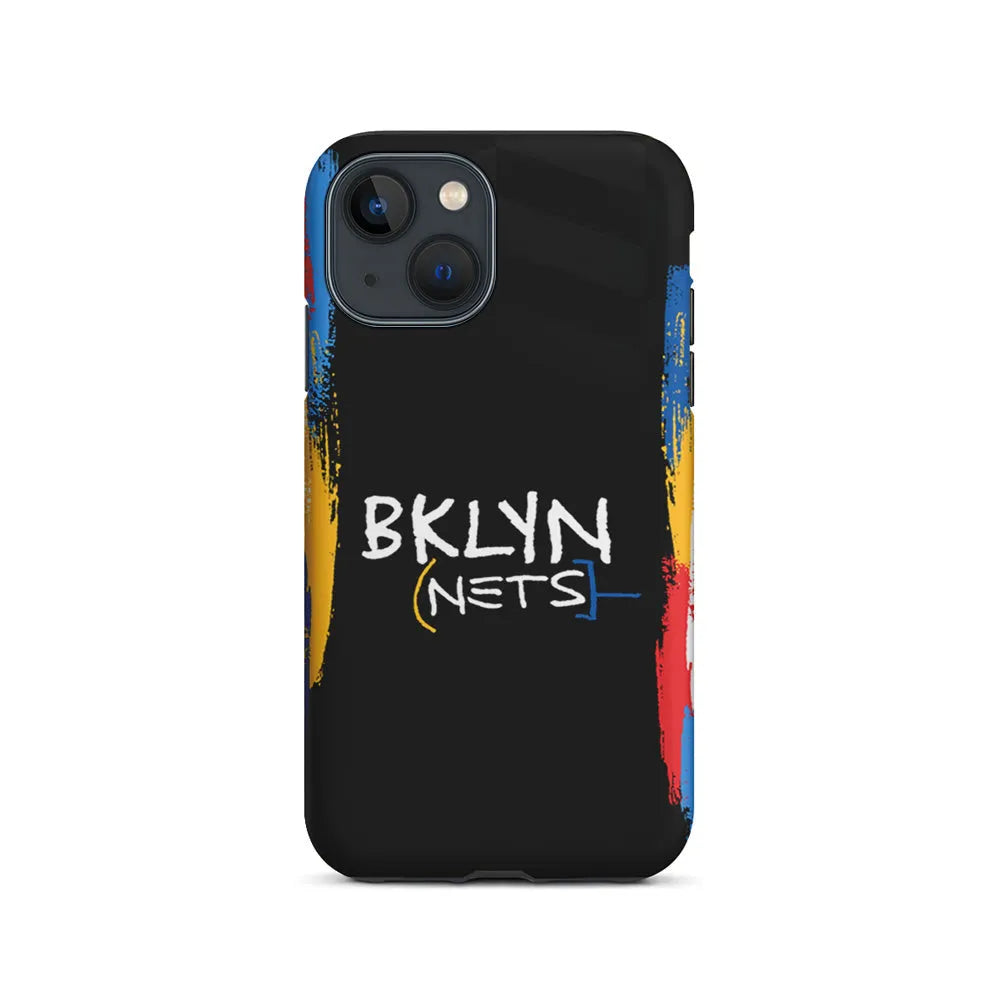 NBA Brooklyn Nets Jersey iPhone 15 Plus Case-2 in 1 Tough Case-Xtracase
