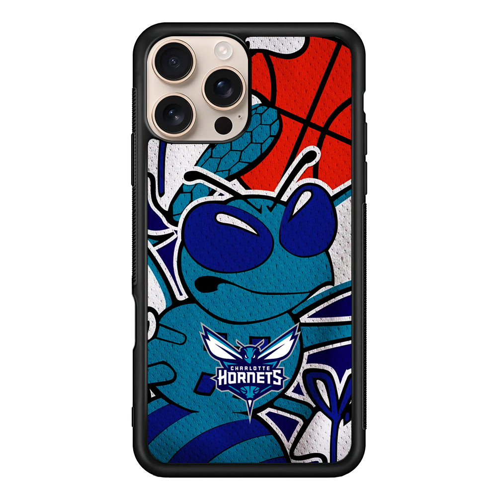 NBA Charlotte Hornets The Bee iPhone 16 Pro Case - iPhone 16 Pro