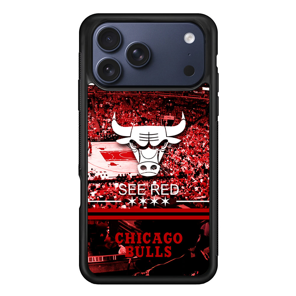 NBA Chicago Bulls See Red iPhone 17 Pro Max Case - Xtracase