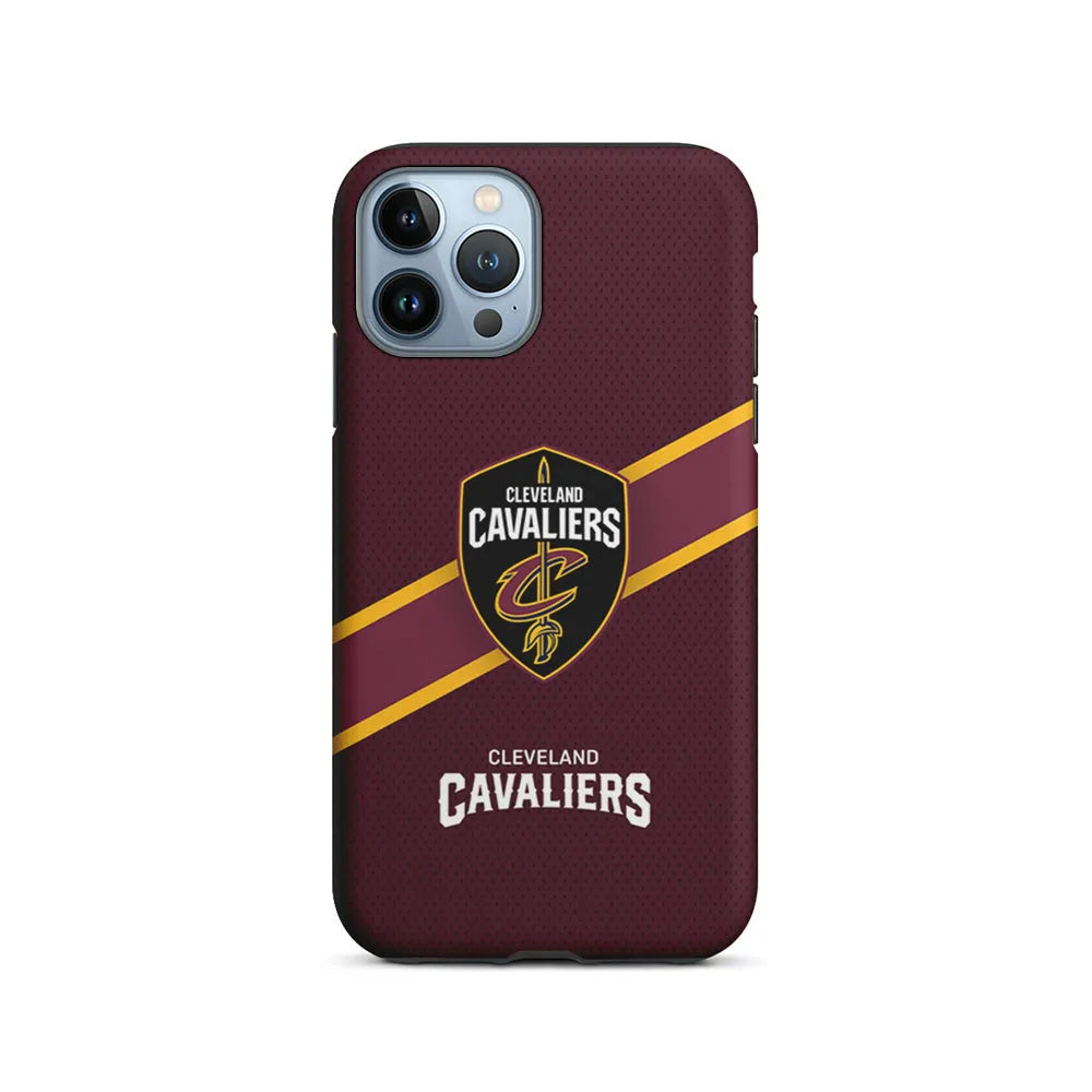 NBA Cleveland Cavaliers Logo iPhone 13 Pro Case-2 in 1 Tough Case-Xtracase