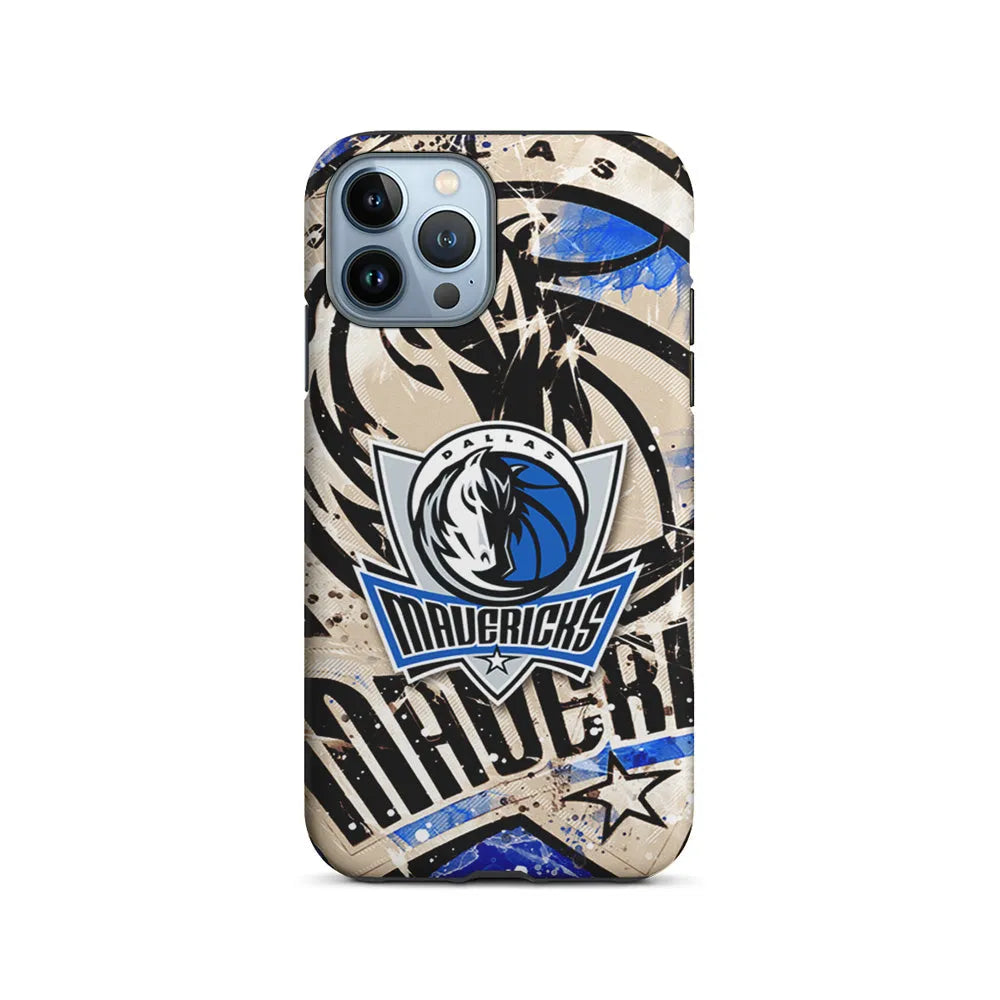 NBA Dallas Mavericks Logo iPhone 13 Pro Case-2 in 1 Tough Case-Xtracase