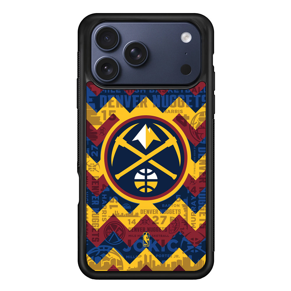 NBA Denver Nuggets Chevron iPhone 17 Pro Max Case - Xtracase