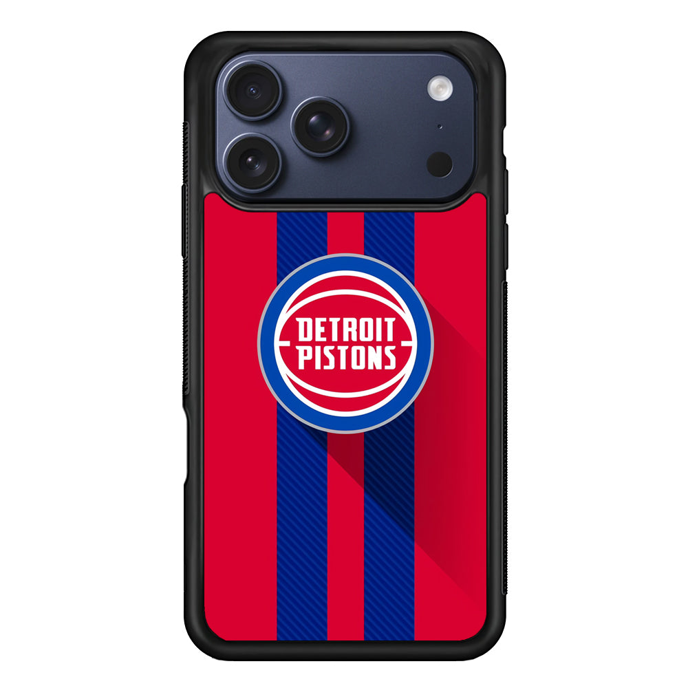 NBA Detroit Pistons Victory Ball iPhone 17 Pro Max Case - Xtracase