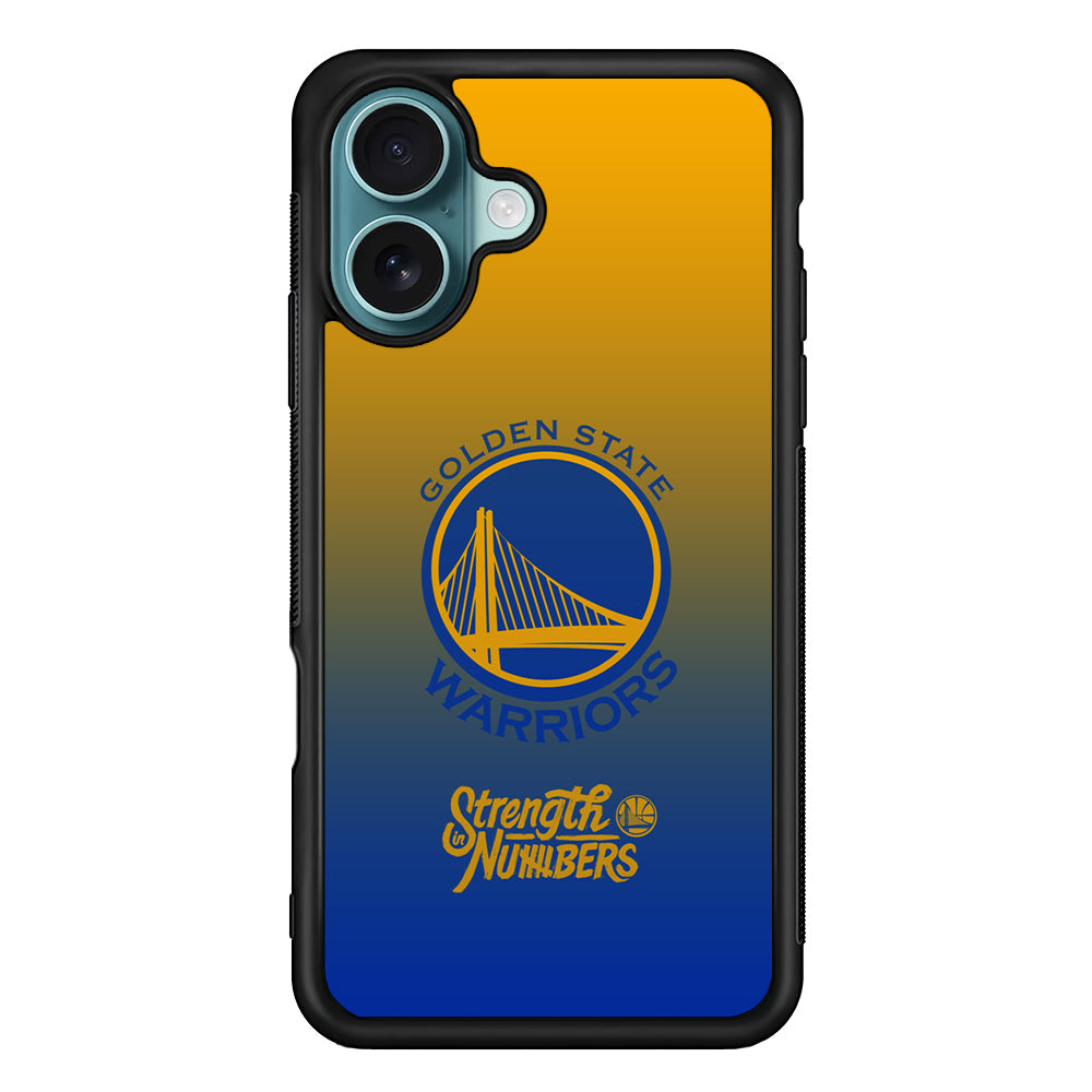 NBA Golden State Warriors Gradient iPhone 16 Plus Case - Xtracase