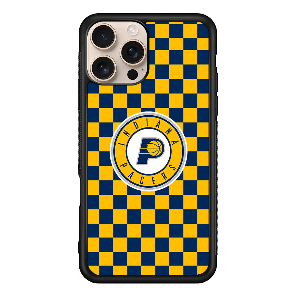 NBA Indiana Pacers Plaid iPhone 16 Pro Max Case - iPhone 16 Pro Max