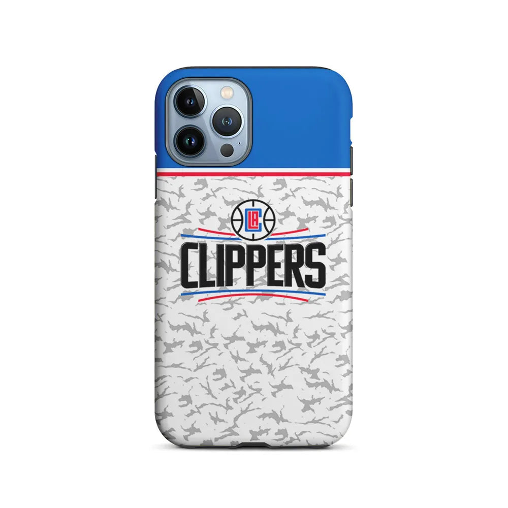 NBA Los Angeles Clippers Logo iPhone 13 Pro Case-2 in 1 Tough Case-Xtracase