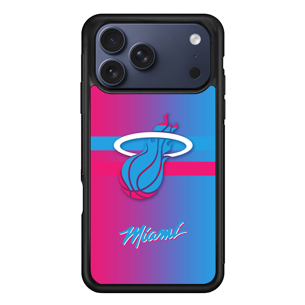 NBA Miami Heat Spectrum iPhone 17 Pro Max Case - Xtracase