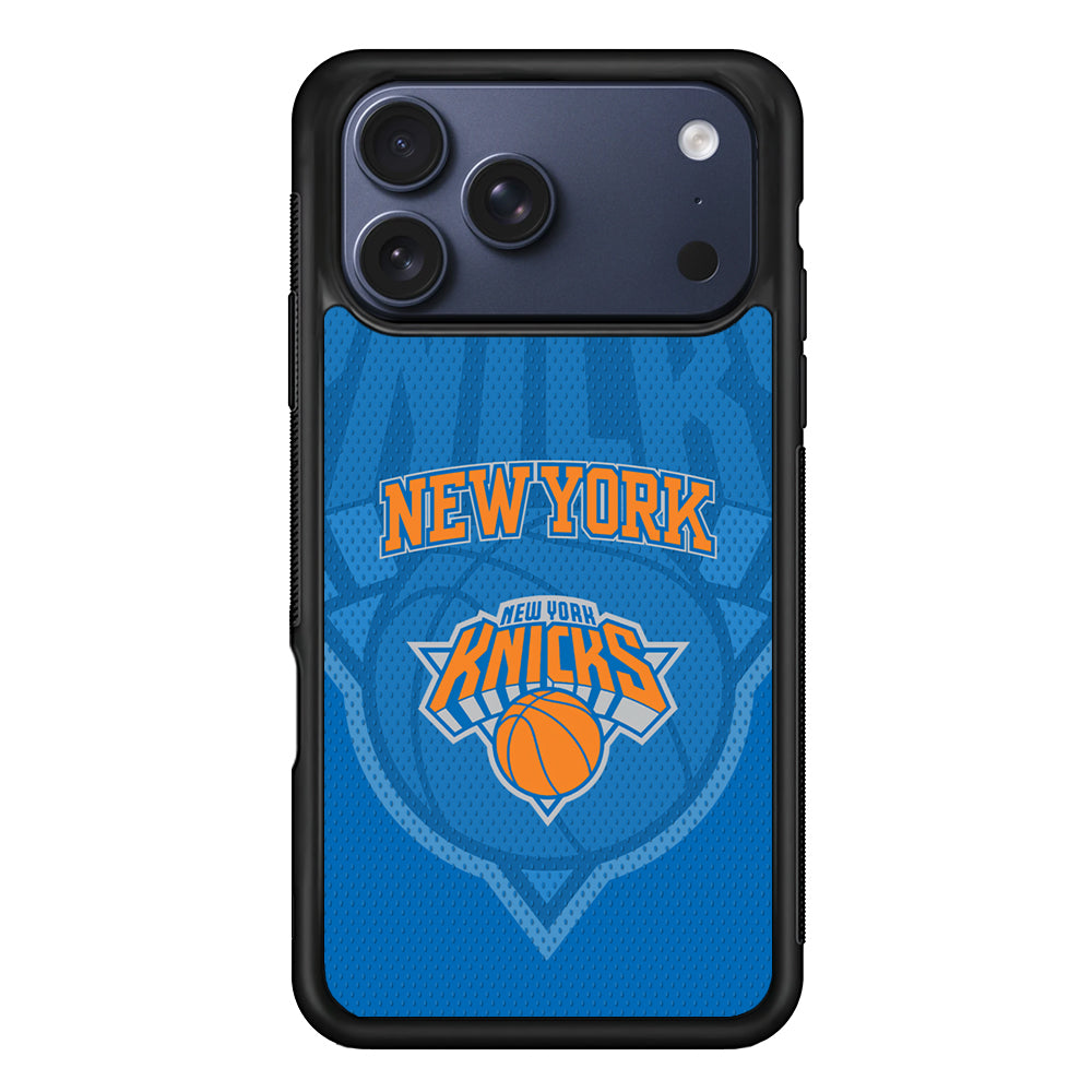 NBA New York Knicks Blue Patern iPhone 17 Pro Max Case - Xtracase