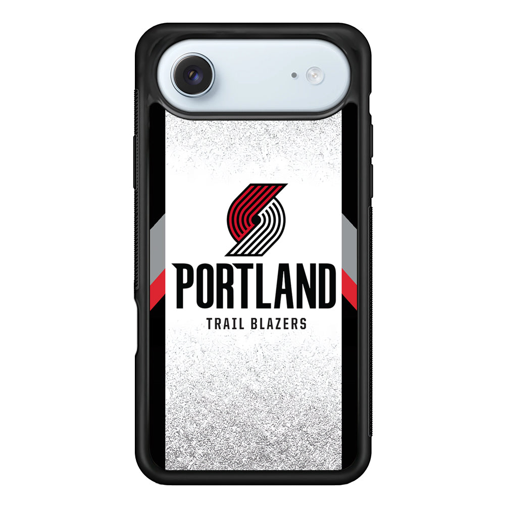 NBA Portland Trail Blazers Silver iPhone 17 Air Case - Xtracase