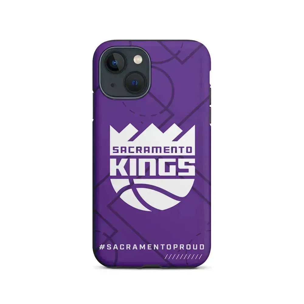 NBA Sacramento Kings Proud iPhone 13 Mini Case-2 in 1 Tough Case-Xtracase