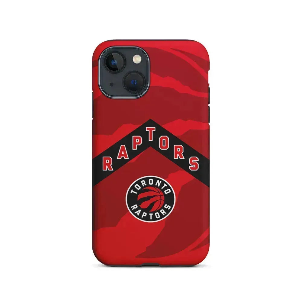NBA Toronto Raptors Red iPhone 13 Mini Case-2 in 1 Tough Case-Xtracase