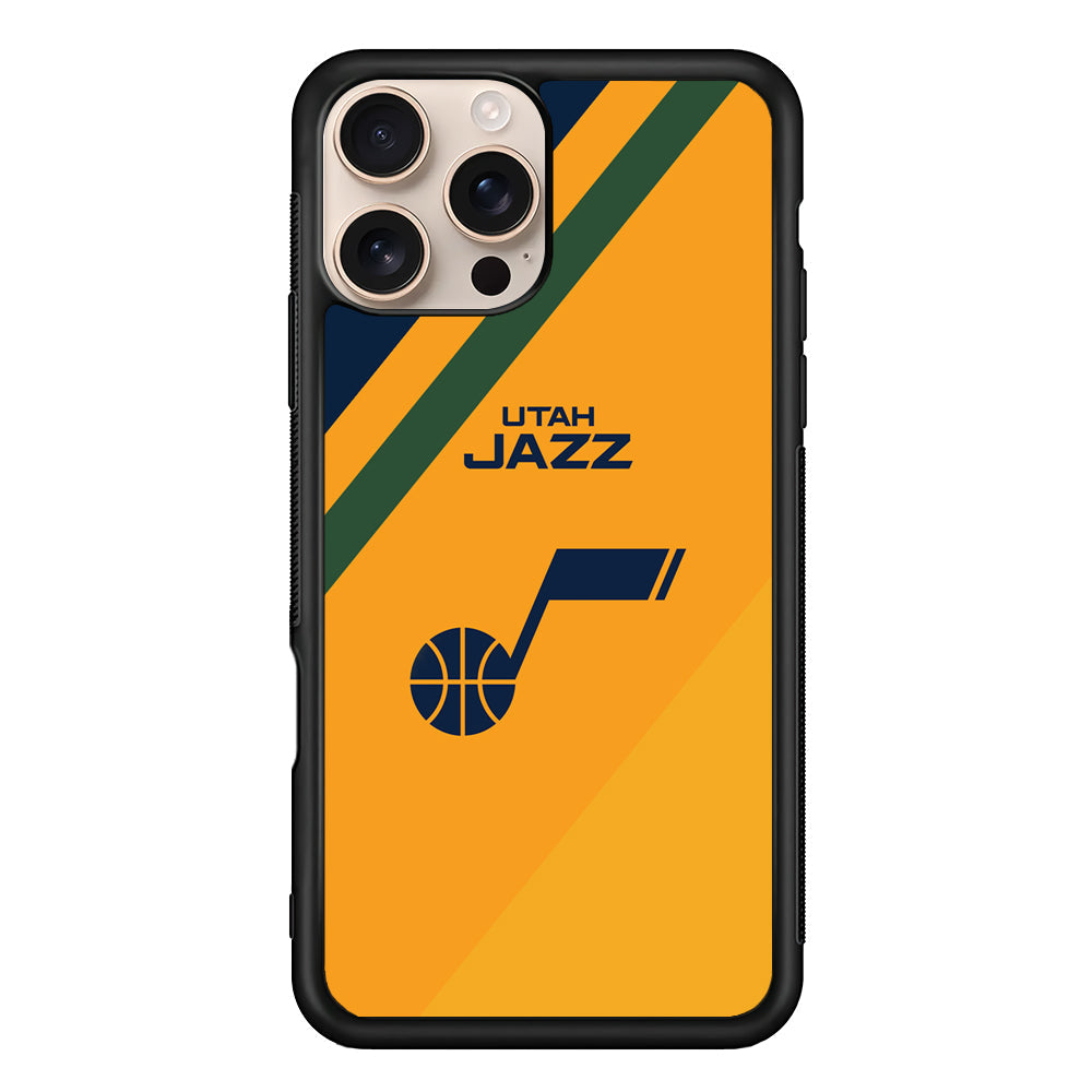 NBA Utah Jazz Logo iPhone 16 Pro Max Case - iPhone 16 Pro Max