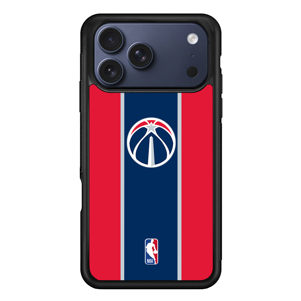 NBA Washington Wizards Stripe iPhone 17 Pro Max Case - Xtracase