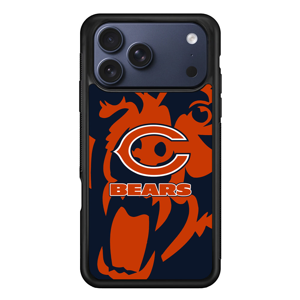 NFL Chicago Bears Scream Silhouette iPhone 17 Pro Max Case - Xtracase
