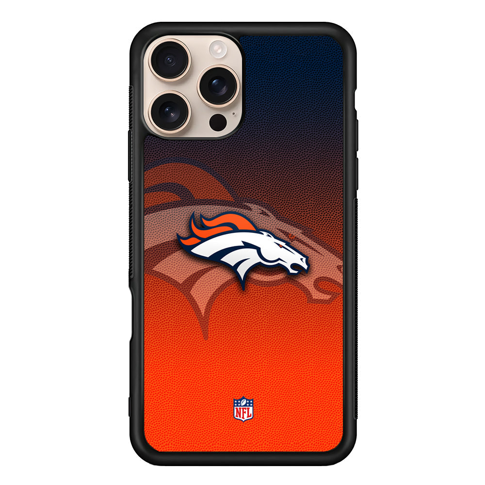 NFL Denver Broncos Gradation Color iPhone 16 Pro Max Case - iPhone 16 Pro Max