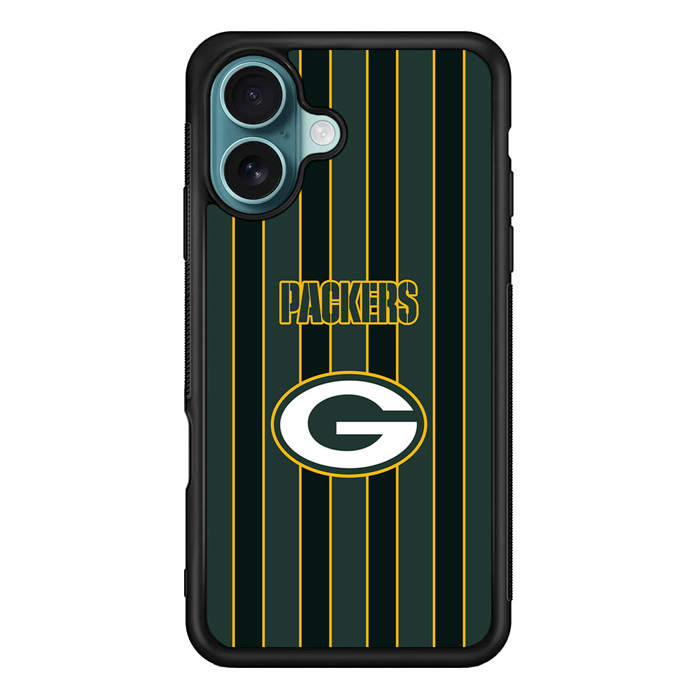 NFL Green Bay Packers Yellow Line iPhone 16 Case - Xtracase