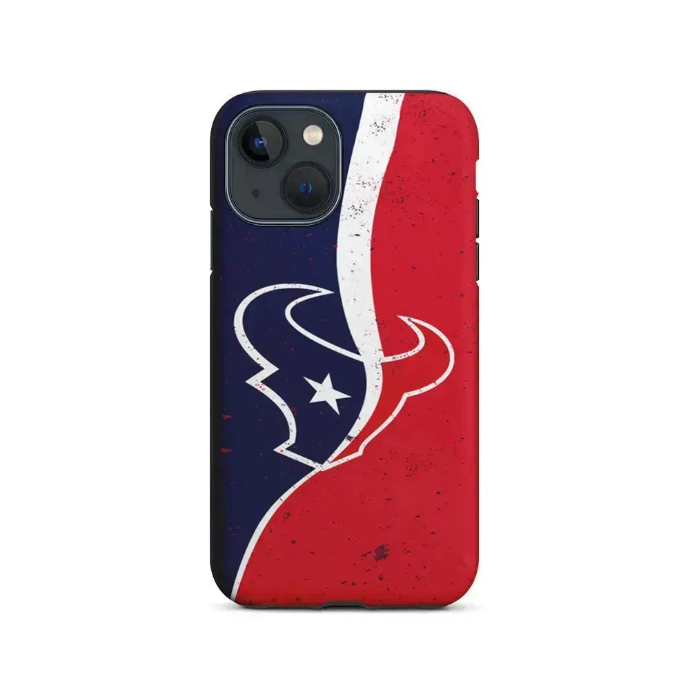 NFL Houston Texans Wall iPhone 13 Mini Case-2 in 1 Tough Case-Xtracase