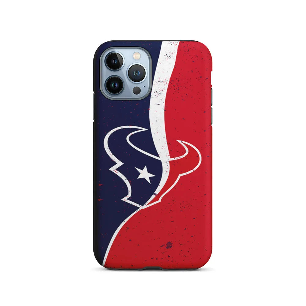 NFL Houston Texans Wall iPhone 13 Pro Max Case-2 in 1 Tough Case-Xtracase
