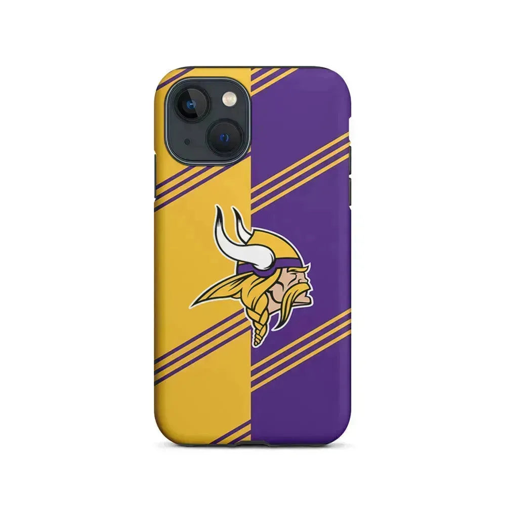 NFL Minnesota Vikings Logo iPhone 13 Mini Case-2 in 1 Tough Case-Xtracase