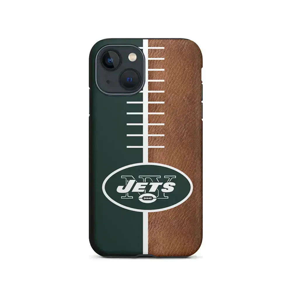 NFL New York Jets Logo iPhone 13 Mini Case-2 in 1 Tough Case-Xtracase