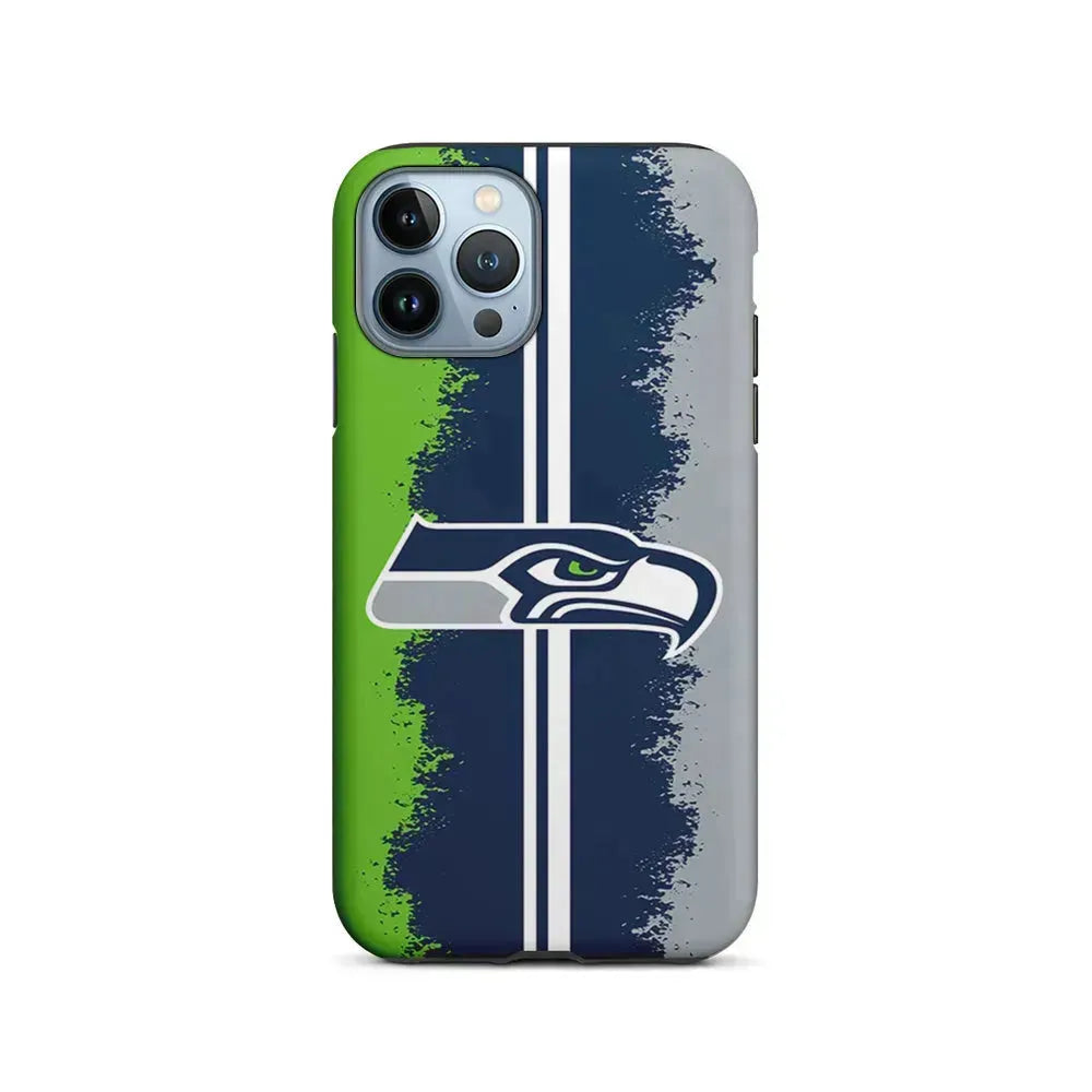 NFL Seattle Seahawks Team iPhone 15 Pro Max Case-2 in 1 Tough Case-Xtracase
