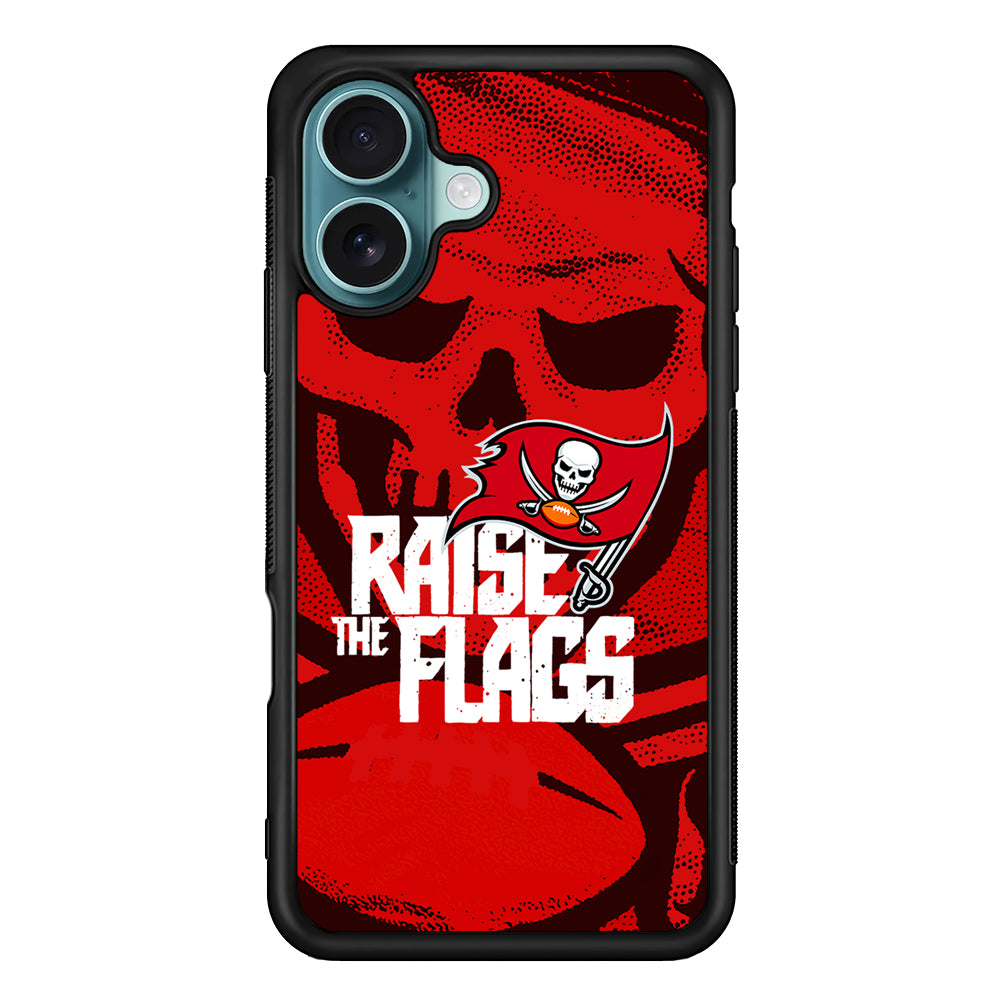 NFL Tampa Bay Buccaneers Flags iPhone 16 Case - Xtracase