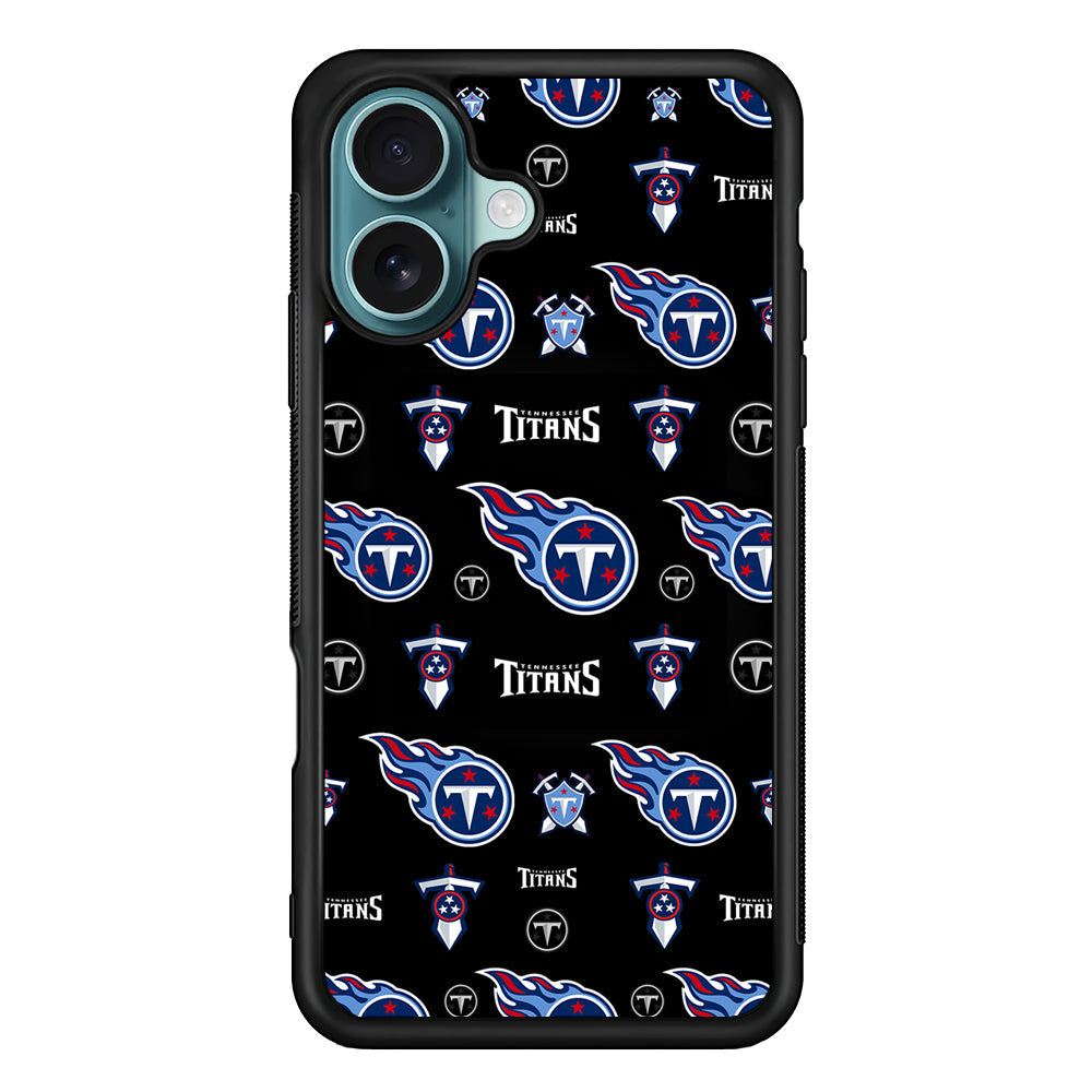 NFL Tennessee Titans Pattern iPhone 16 Plus Case - Xtracase