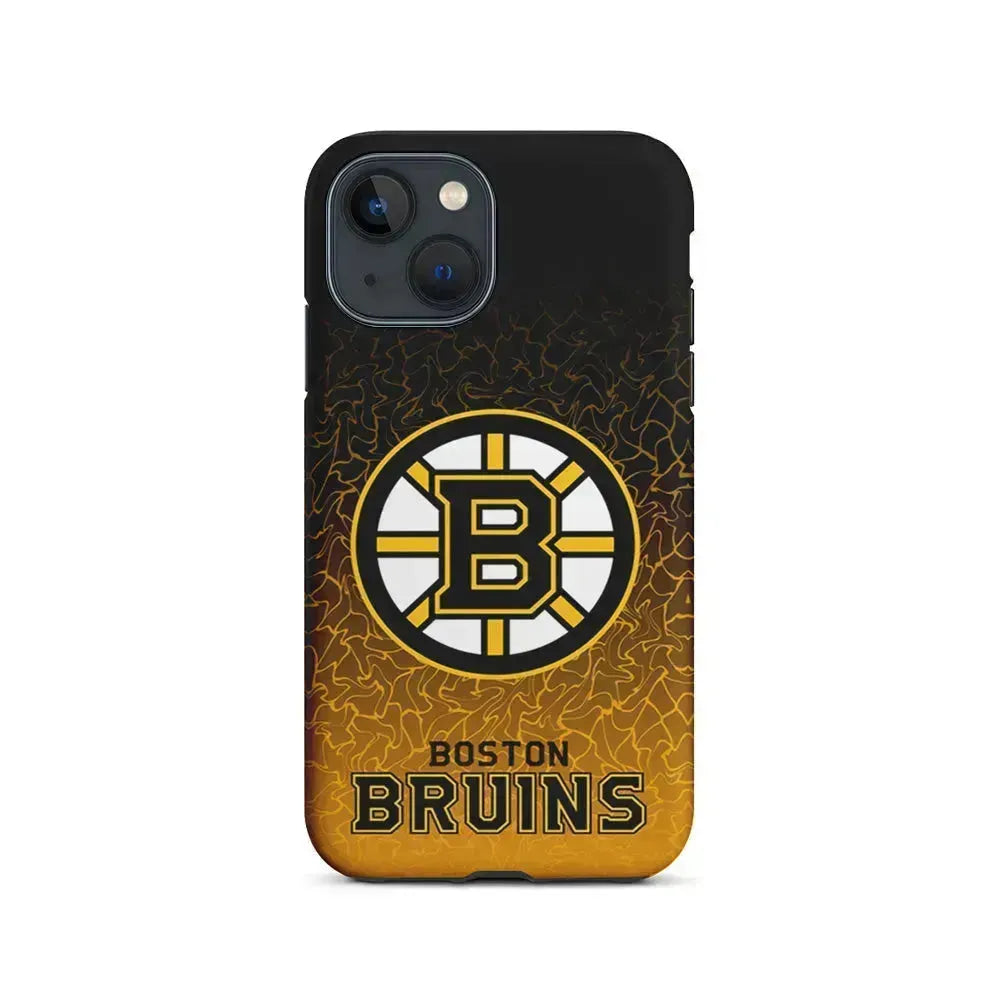 NHL Boston Bruins Team iPhone 13 Mini Case-2 in 1 Tough Case-Xtracase