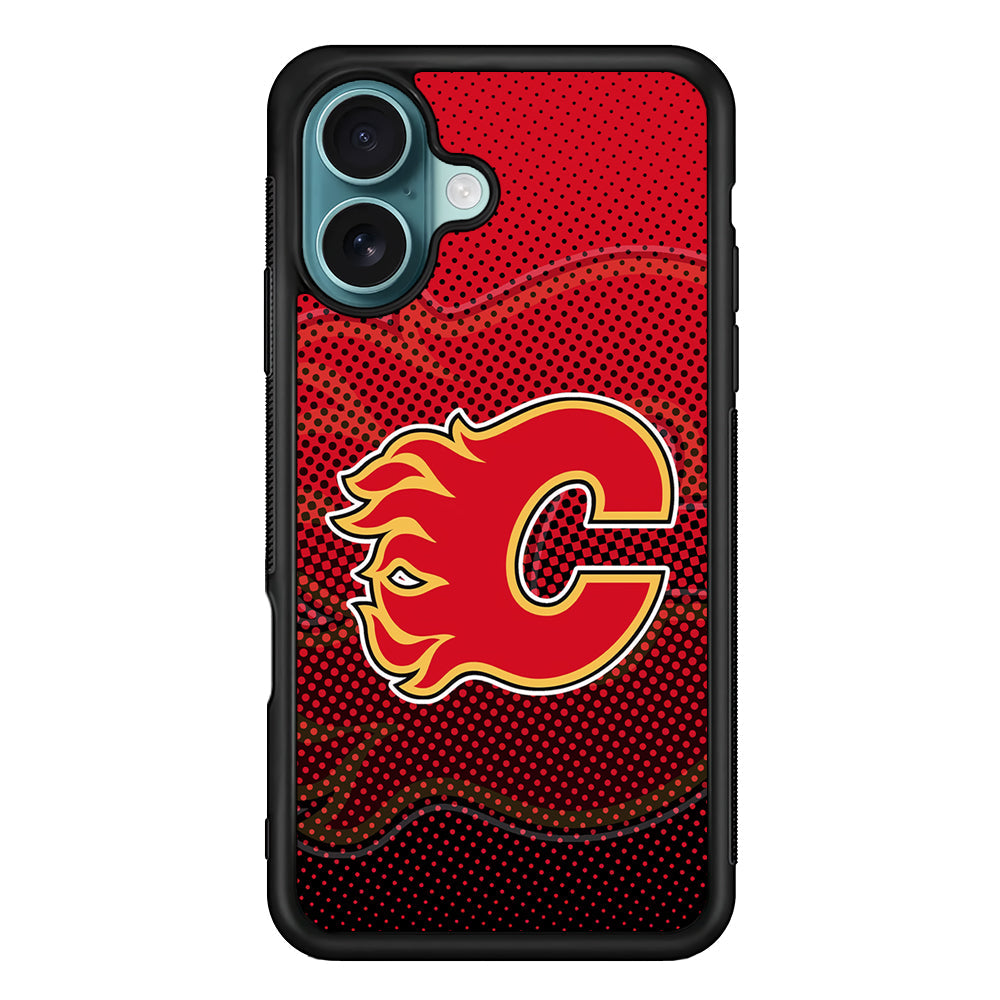 NHL Calgary Flames Dot iPhone 17 Case - Xtracase