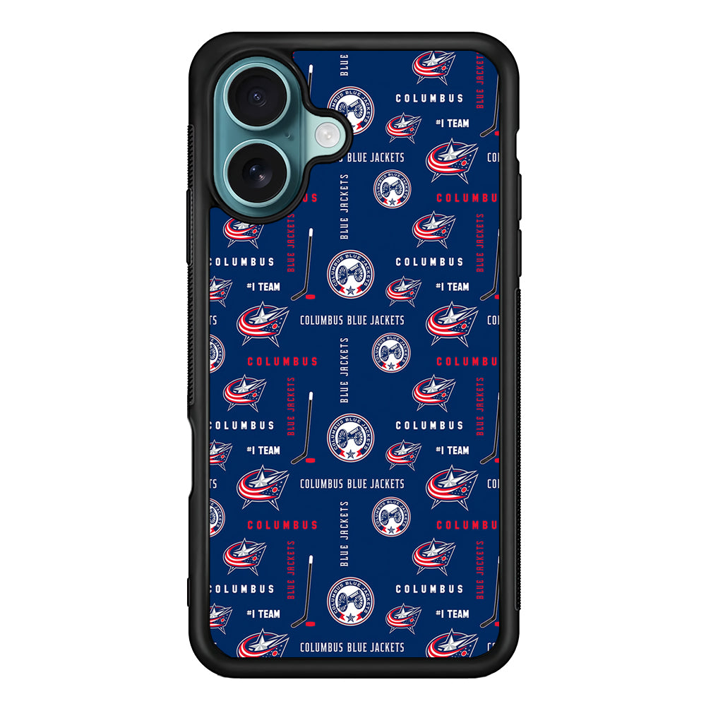 NHL Columbus Blue Jackets Design iPhone 16 Case - Xtracase
