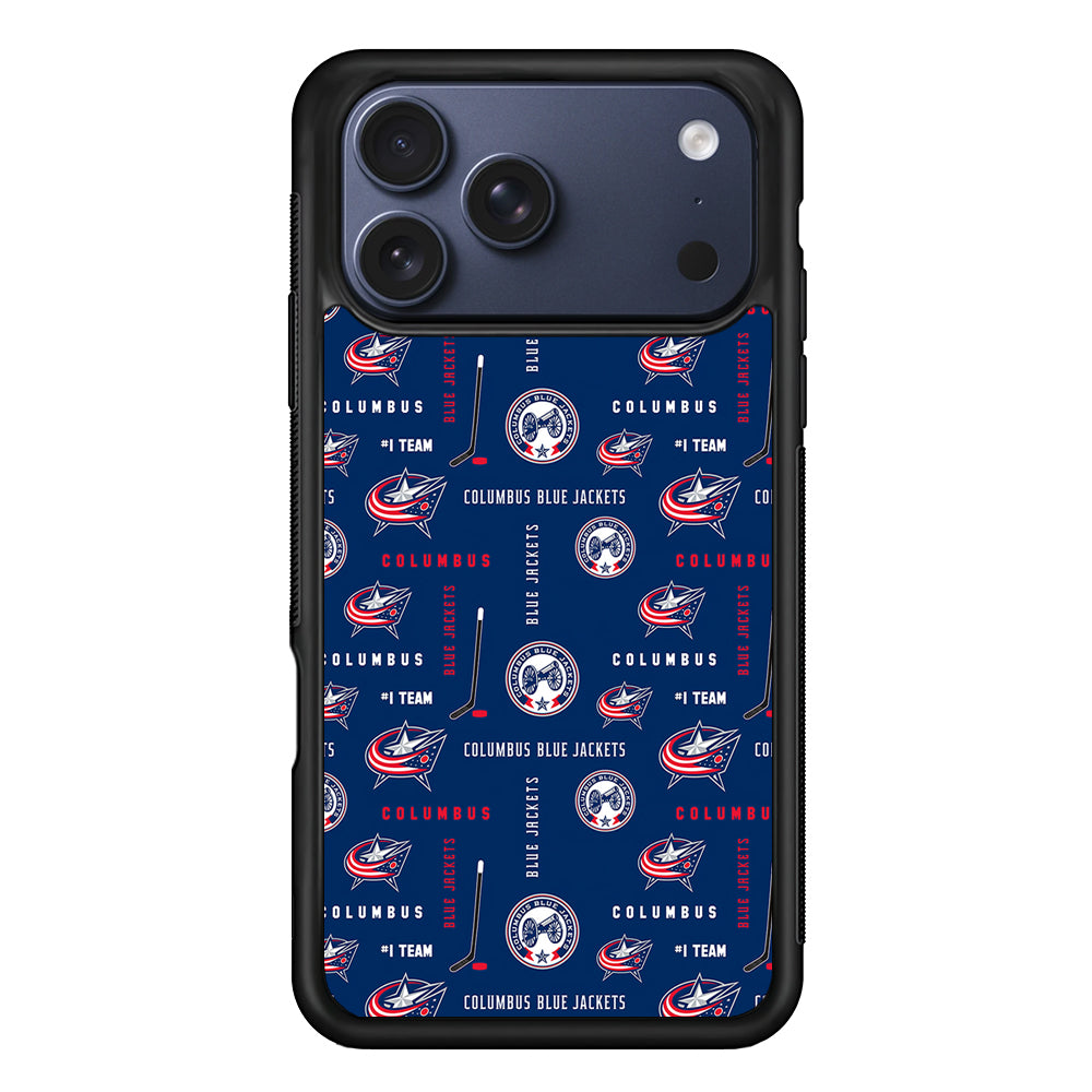 NHL Columbus Blue Jackets Design iPhone 17 Pro Max Case - Xtracase
