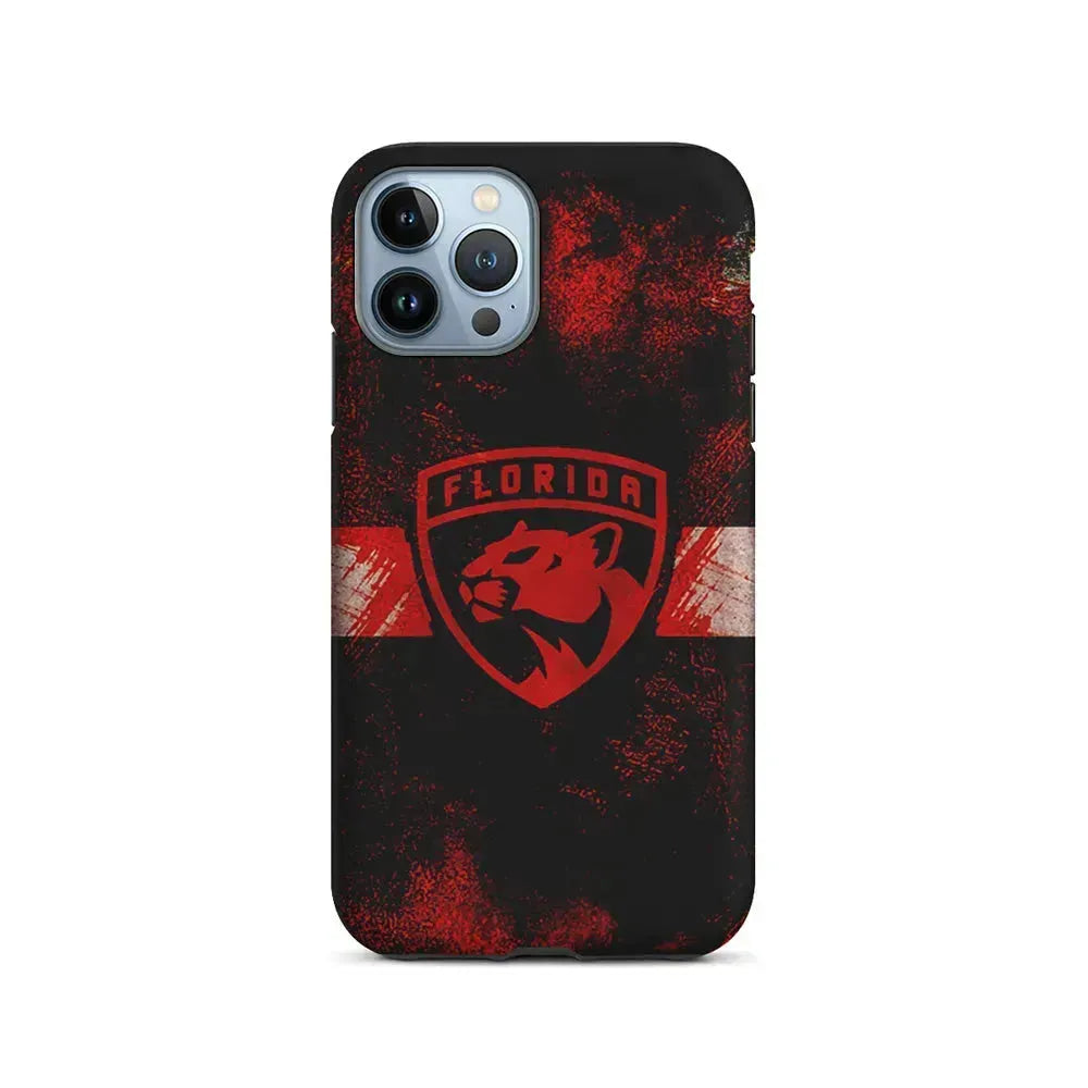 NHL Florida Panthers Abstract iPhone 15 Pro Max Case-2 in 1 Tough Case-Xtracase