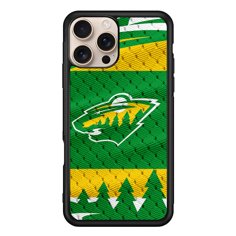 NHL Minnesota Wild Jersey iPhone 16 Pro Max Case - iPhone 16 Pro Max