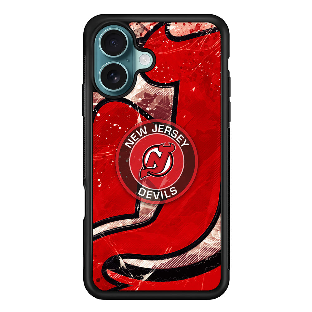 NHL New Jersey Devils The Red iPhone 16 Plus Case - Xtracase