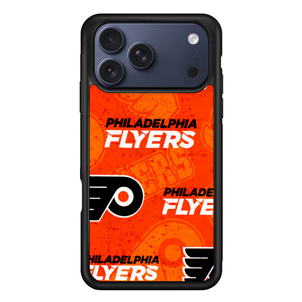 NHL Philadelphia Flyers Pattern iPhone 17 Pro Max Case - Xtracase