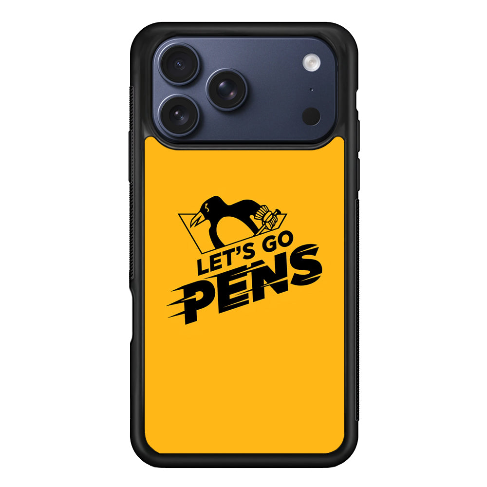 NHL Pittsburgh Penguins Let's Go iPhone 17 Pro Max Case - Xtracase
