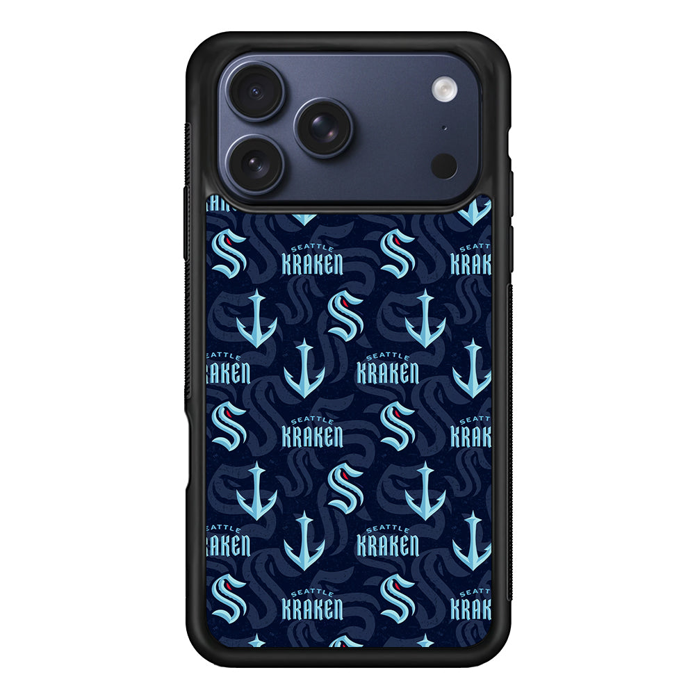 NHL Seattle Kraken Pattern iPhone 17 Pro Max Case - Xtracase