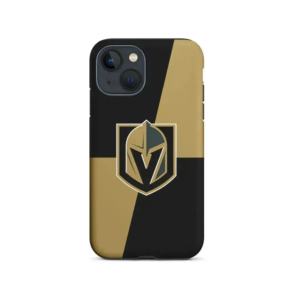 NHL Vegas Golden Knights Logo iPhone 13 Mini Case-2 in 1 Tough Case-Xtracase