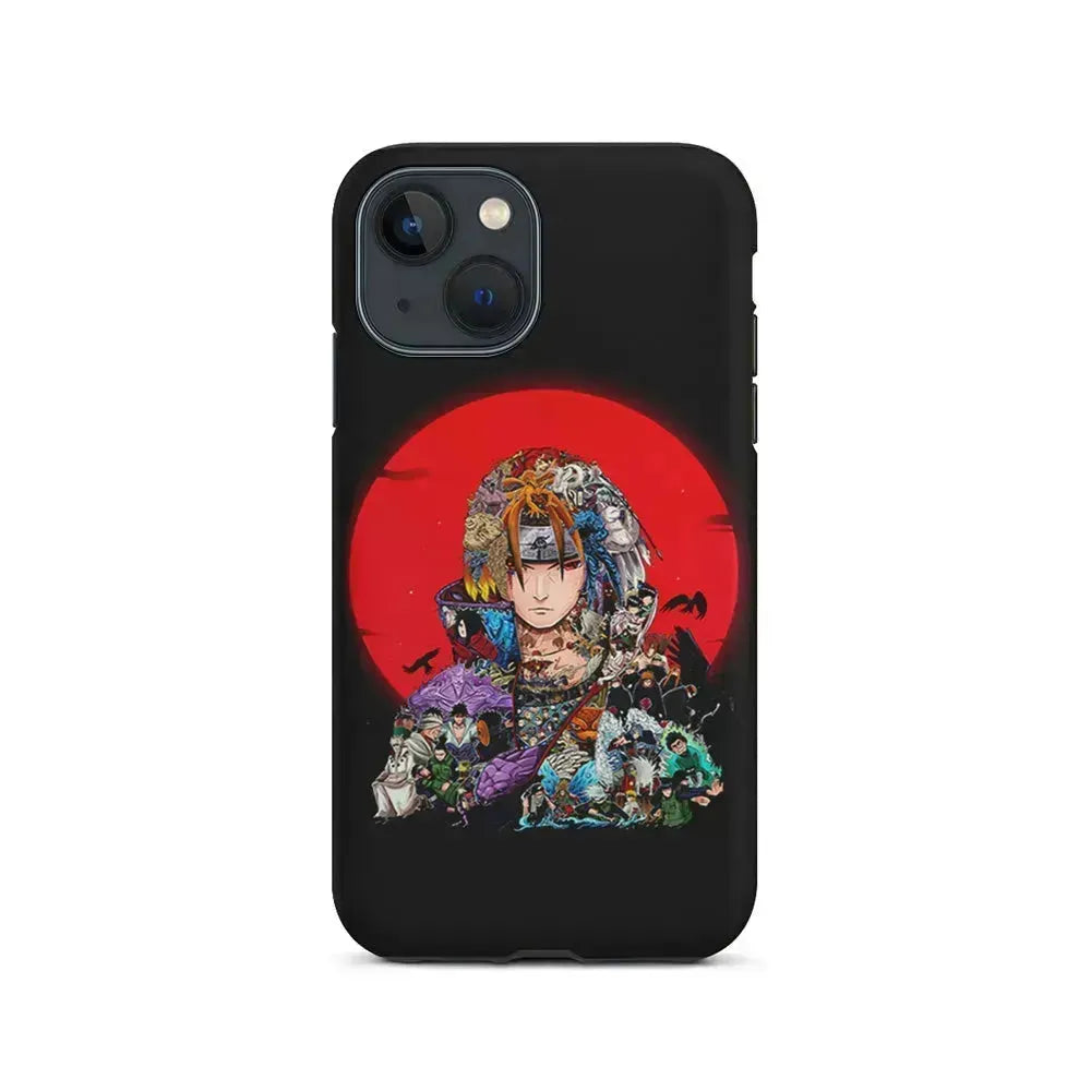 Naruto Akatsuki Clan History iPhone 13 Mini Case-2 in 1 Tough Case-Xtracase