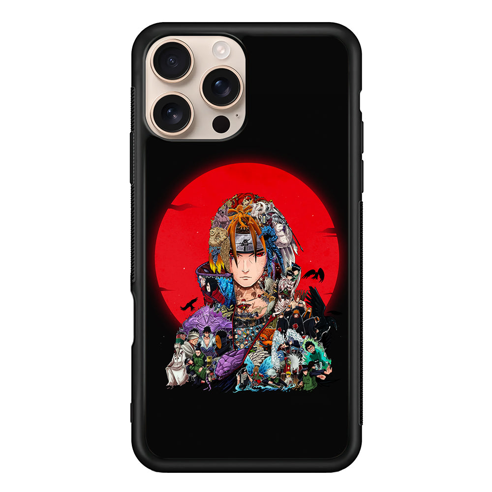Naruto Akatsuki Clan History iPhone 16 Pro Max Case - iPhone 16 Pro Max