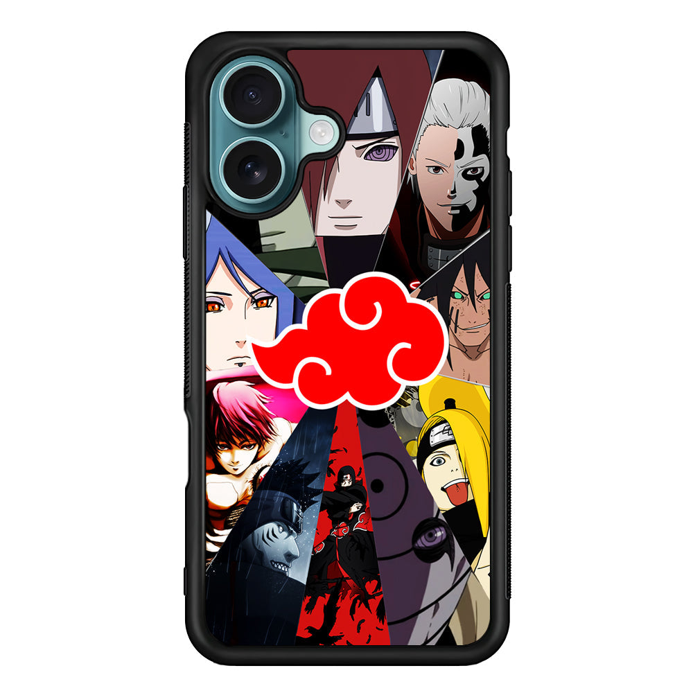 Naruto Akatsuki Clan Member iPhone 16 Plus Case - Xtracase